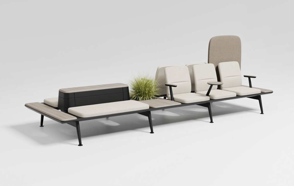 ZoeftigSeating's tweet photo. Did you miss the unveiling of the new Zoeftig VISTA yesterday? If so, come and see the latest product from Zoeftig that’s ready to change the landscape of airport concourses across the globe. Want to experience the Vista first hand? Visit us on stand 817 until 3pm today! #zoeftig https://t.co/oc4AOvNyyy