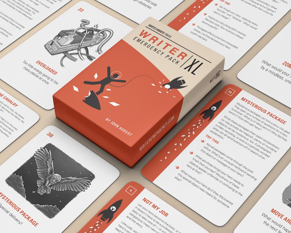 Writer Emergency tweet media