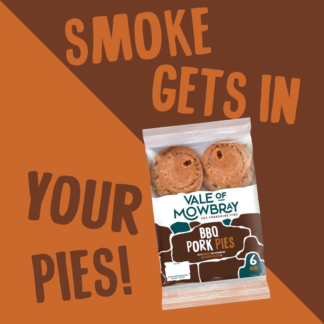 The smoky BBQ flavour makes these delicious pies perfect for Autumn.

#PorkPies #ScotchEggs #FoodOfThePeople #ValeOfMowbray #FoodandDrink