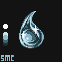 Behold! One. Single. Raindrop.💧

<a href="/Pixel_Dailies/">Pixel Dailies</a> Day 12: #rain 
#pixelart #pixel_dailies