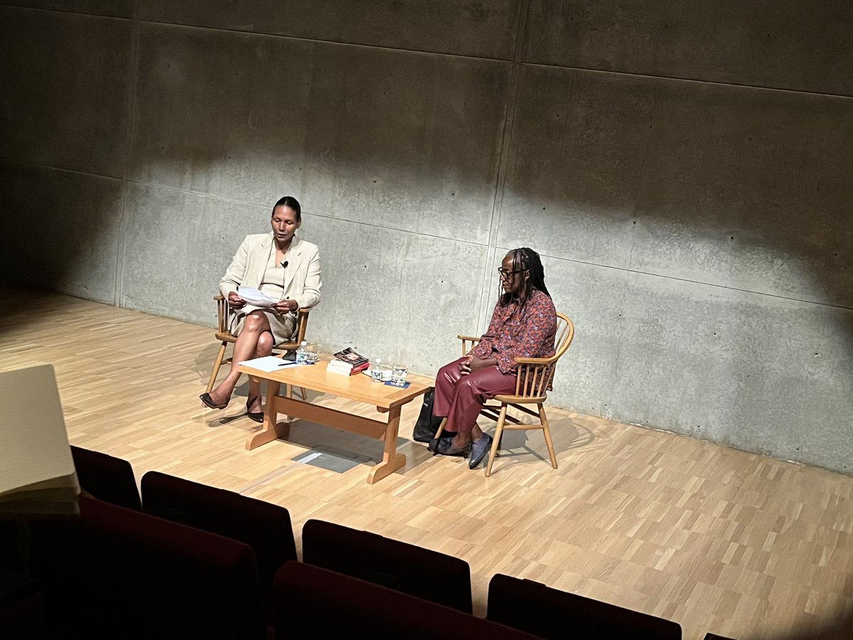 hannahbrightpr's tweet photo. First event for me at @WindhamCampbell is @EfieZethu who will be discussing her incredible works #ThisMournableBody at @YaleBritishArt @midaspr https://t.co/6xUzyLbtj3