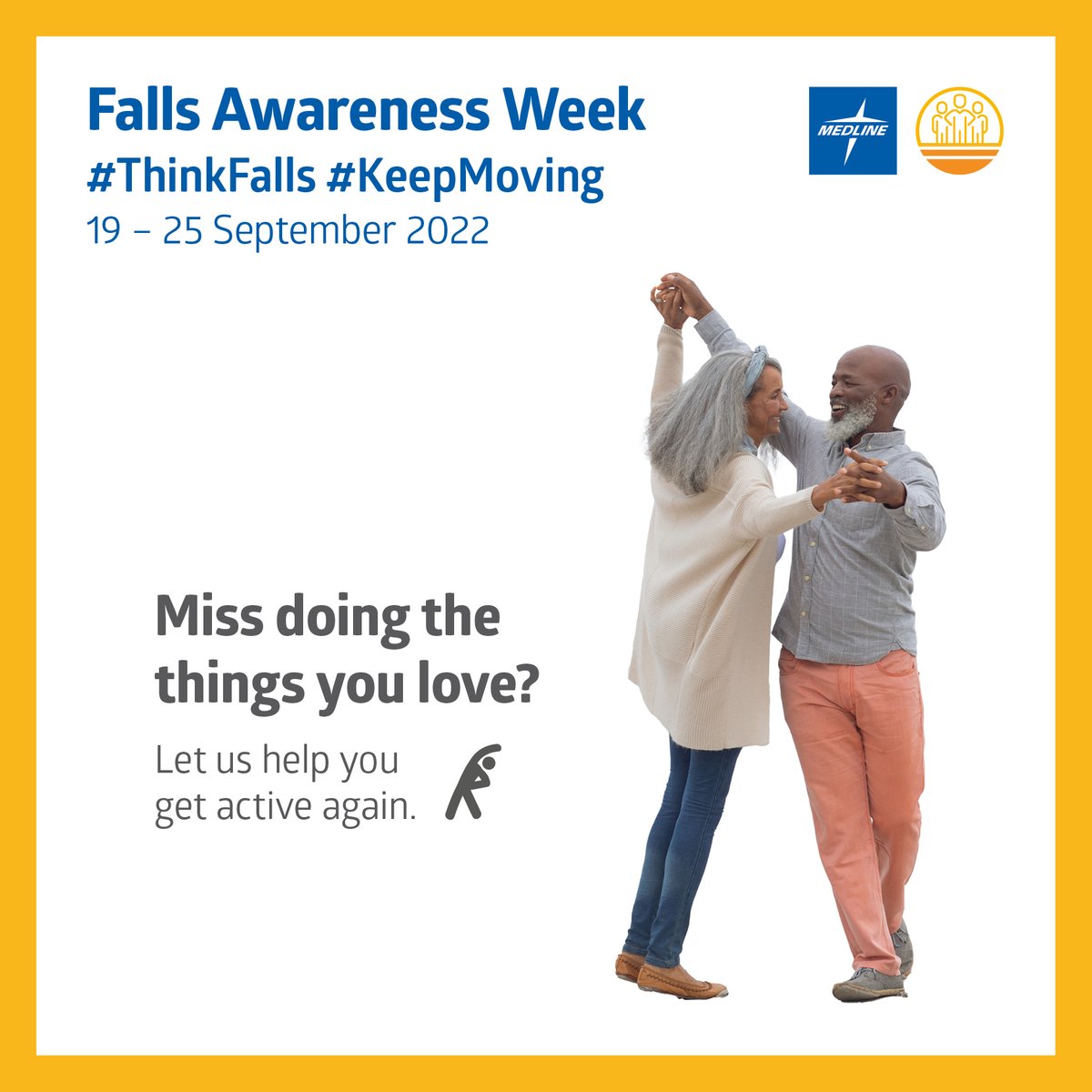 falls_network's tweet photo. The 2019 Cochrane Review showed exercising safely reduced falls by 23%. 

This #FallsAwarenessWeek, let's combine exercise and education and make a real difference to our patients' lives.

#ThinkFalls #KeepMoving #endPJparalysis https://t.co/rwo5B74ERX