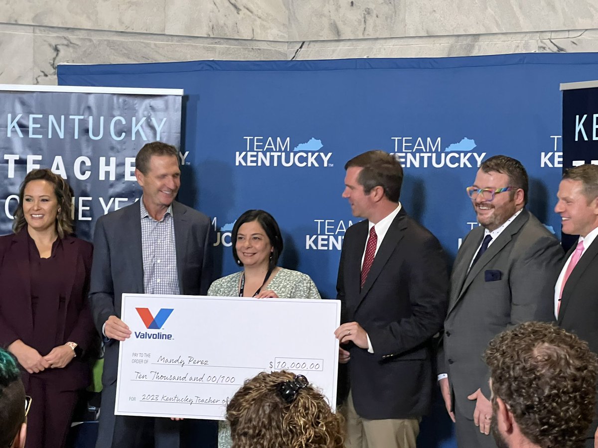 Mandy Perez- Kentucky Teacher of the year! Proud Rockets!!!!