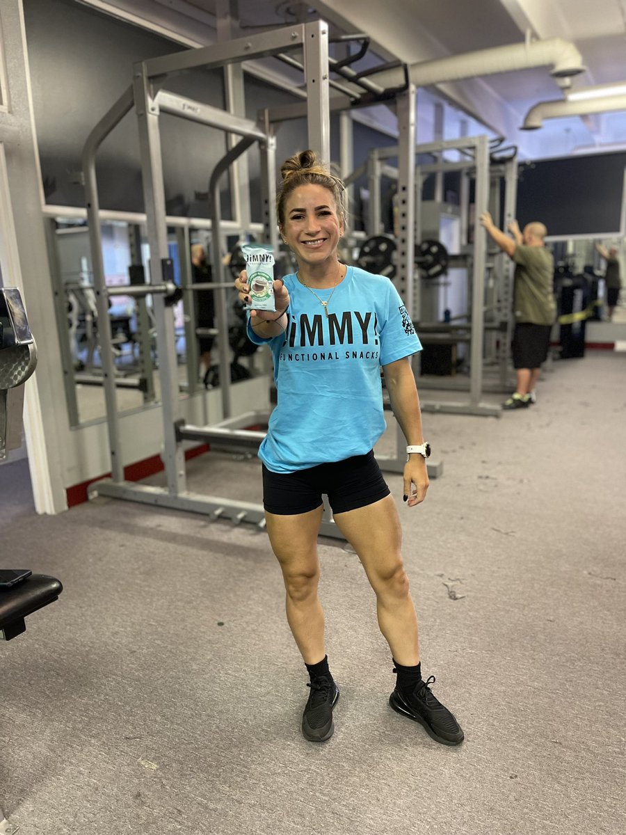 Welcome <a href="/jimmybars/">JiMMYBAR!</a> to #TeamTiny 💙 High protein functional ingredients. #UFC #MMA #Workout #GirlsWhoLift