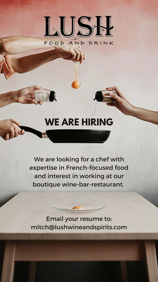 We’re hiring! See below ⬇️ #chicago #chicagojobs #jobs #chefjobs #chef #foodjobs