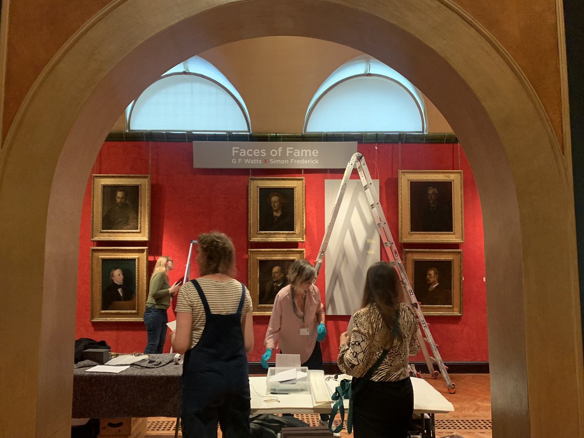 watts_curators's tweet photo. Opening @WattsGallery next Monday… Faces of Fame: G F Watts x Simon Frederick

With works on loan from @NPGLondon  and @artistSimonF #FacesofFame https://t.co/g39B227elr