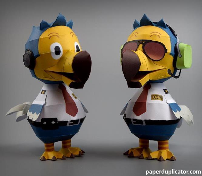 papermau on Twitter "Animal Crossing New Horizons Wilbur And Orville Paper Models by Paper