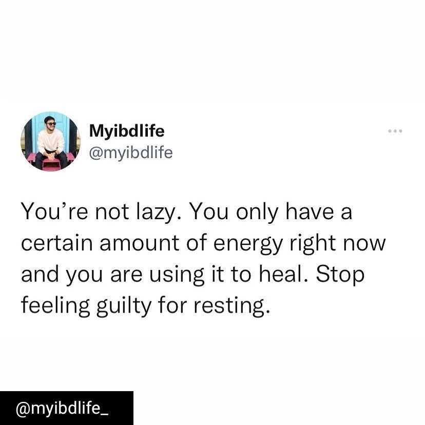 IBDSuperHeroes's tweet photo. IBDSuperHeroes shares 💜🙌
Reposted from @myibdlife_ You don’t have to be guilty for the things that you do for yourself.
#ibd #ibdsuperheroes #ibdawareness #ibdwarrior #ibdfam #ibddiet #ibs #ibsawareness #ibsfriendly #ibsfood #ibswarrior #ibsdietitian https://t.co/yTHbvh5FIr https://t.co/8QfhFhH50Z