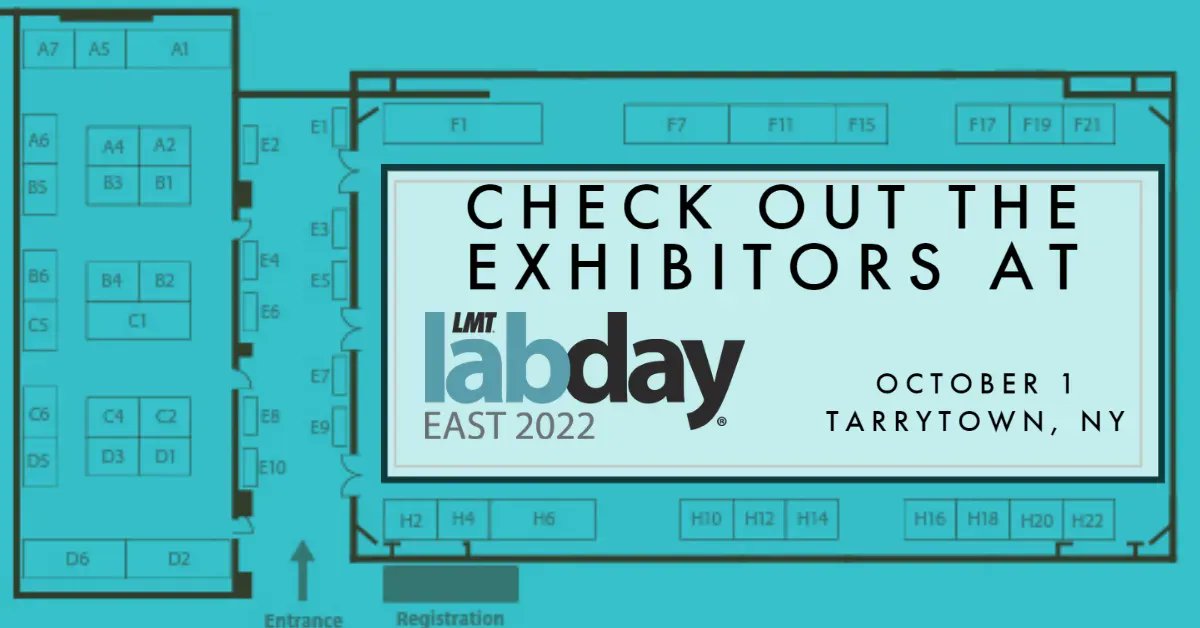 The most innovative dentistry products and technologies—from 85+ Exhibitors—are on display in the #LMTLABDAY East Exhibit Hall. 

Get a sneak peek with our convenient map and plan ahead now; click to view: buff.ly/3duBBCC Register for FREE at LABDAYEast.com