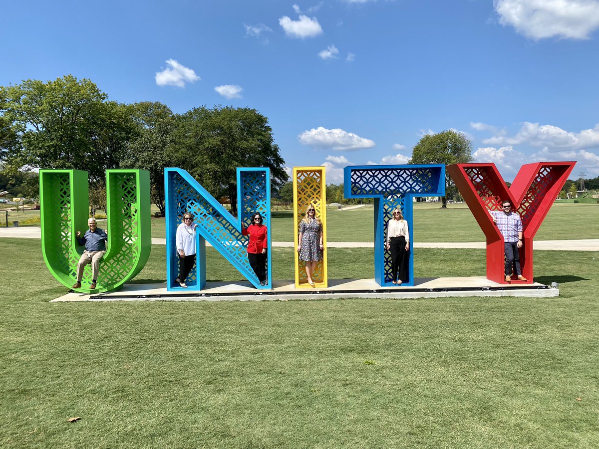 AmyKStrecker's tweet photo. #UnityPark in #yeahTHATgreenville is a fantastic community investment. Got to check out the plans for wetlands restoration @DukeEnergy Foundation is supporting. Thanks to a great crew for showing us around. @DE_RyanMosier @DNPeoples @HannonLS https://t.co/gq5waeTTSu