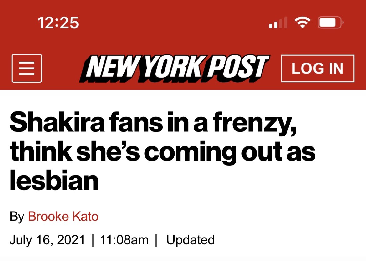 mattxiv's tweet photo. remember when shakira unknowingly used a blurry lesbian flag to promote her single and then changed it one day later https://t.co/22nohferQ0