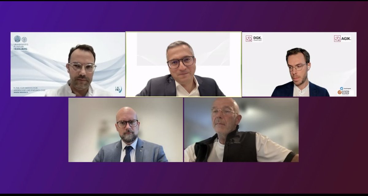 Lars Michel (@larsmichelmd) on Twitter photo Now live: the <a href="/DGK_org/">Deutsche Gesellschaft fĂŒr Kardiologie</a> online <a href="/AG40_DGK/">AG40 - Onkologische Kardiologie</a> session on invasive cardiology in oncology patientsđ«by <a href="/TRassafMD/">Tienush Rassaf</a>
<a href="/KardiologieHH/">Erik Rafflenbeul</a>
<a href="/DDuerschmied/">Daniel Duerschmied</a> <a href="/LorenzLehmann/">Lorenz Lehmann</a> und Johannes Dahm <a href="/YoungDgk/">Young DGK</a>
#cardiotwitter Now live: the <a href="/DGK_org/">Deutsche Gesellschaft fĂŒr Kardiologie</a> online <a href="/AG40_DGK/">AG40 - Onkologische Kardiologie</a> session on invasive cardiology in oncology patientsđ«by <a href="/TRassafMD/">Tienush Rassaf</a>
<a href="/KardiologieHH/">Erik Rafflenbeul</a>
<a href="/DDuerschmied/">Daniel Duerschmied</a> <a href="/LorenzLehmann/">Lorenz Lehmann</a> und Johannes Dahm <a href="/YoungDgk/">Young DGK</a>
#cardiotwitter