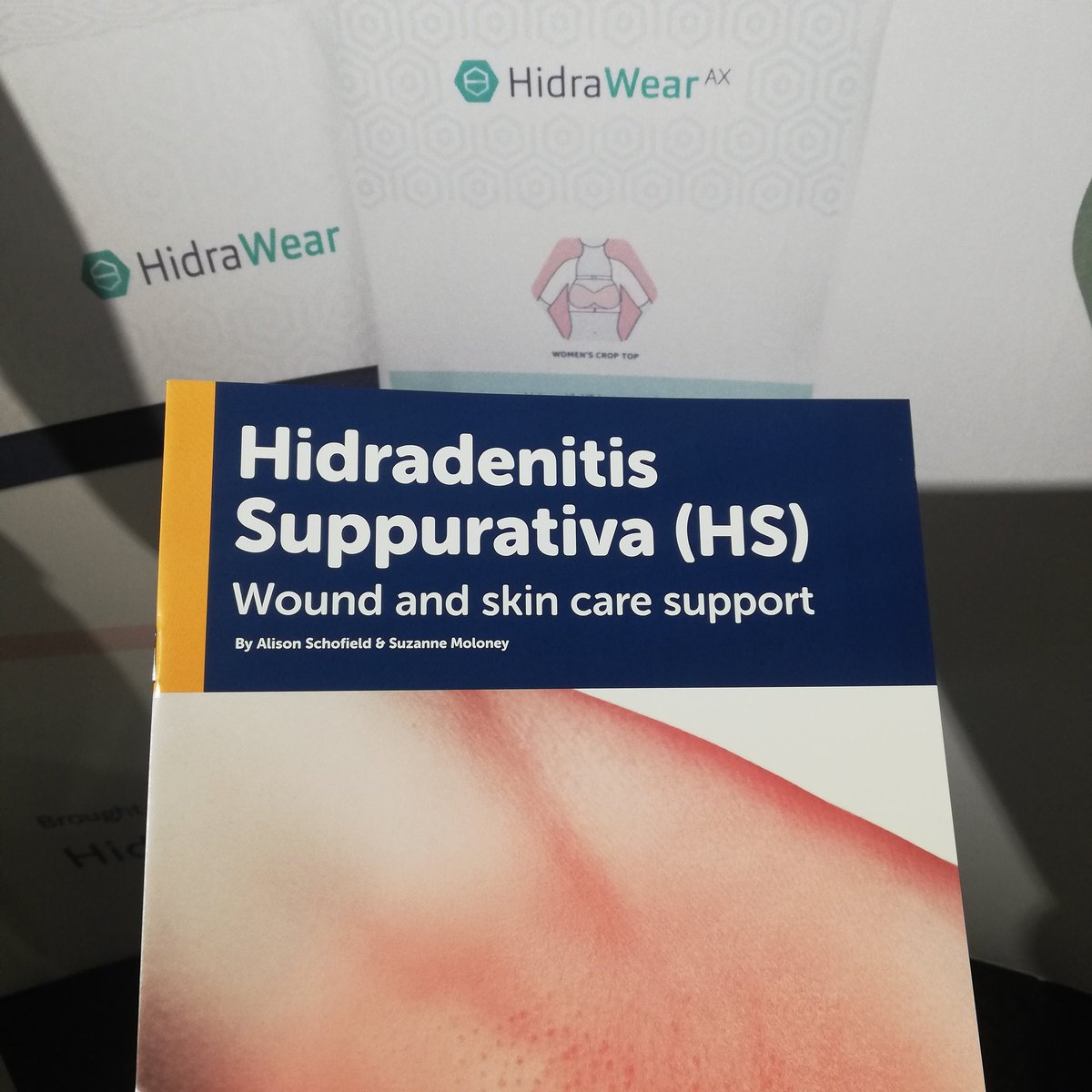 Hidradenitis Suppurativa wound and skin care support by @alischofield12 and Suzanne Moloney. Swing by our stand at the <a href="/_BDNG/">British Dermatological Nursing Group</a> conference for your copy

#hidradenitissuppurativa #DermTwitter #MedTwitter #BDNG #hsawareness #HSwarriors #Dermatology