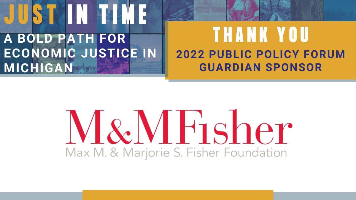 Thank you to the <a href="/MMFisherFdn/">Max M. & Marjorie S. Fisher Foundation</a> for sponsoring our 2022 Public Policy Forum! Join us virtually on Oct. 18: mlpp.org/2022forum
#mlppforum