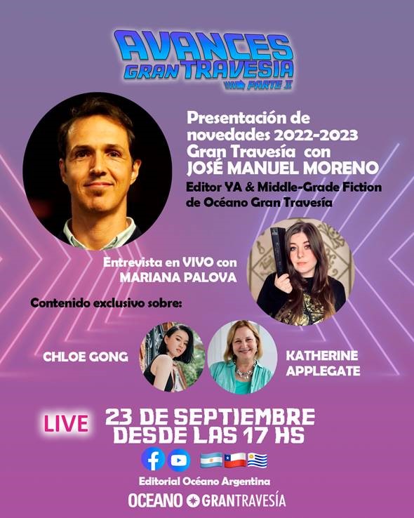 #AvancesGranTravesía

📚 ¿Dónde?

En canal de Youtube y Facebook <a href="/oceanoargentina/">Editorial Océano Argentina</a>