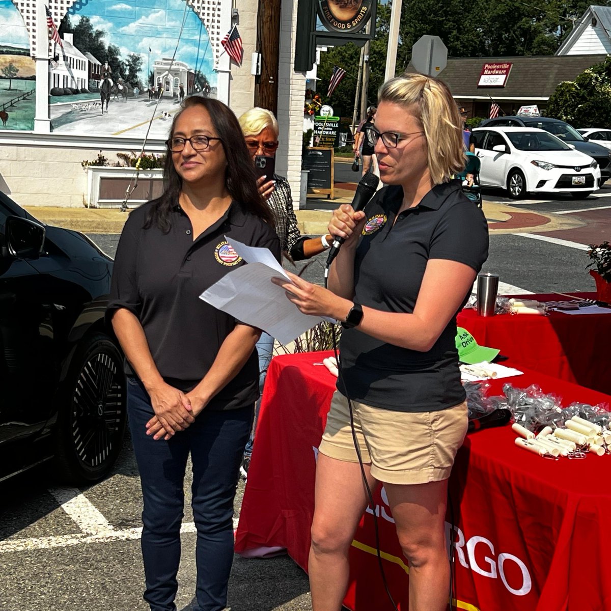 In Poolesville, MD during the <a href="/pluginamerica/">Plug In America</a> National <a href="/DriveElecEvents/">Drive Electric Events</a> we presented a 2022 Nissan Leaf to a #Army Purple Heart #Veteran through our #Transportation4Heroes program in collaboration with <a href="/WellsFargo/">Wells Fargo</a> &amp; #NissanofBowie to help her get #BackontheRoad. #NDEW2022