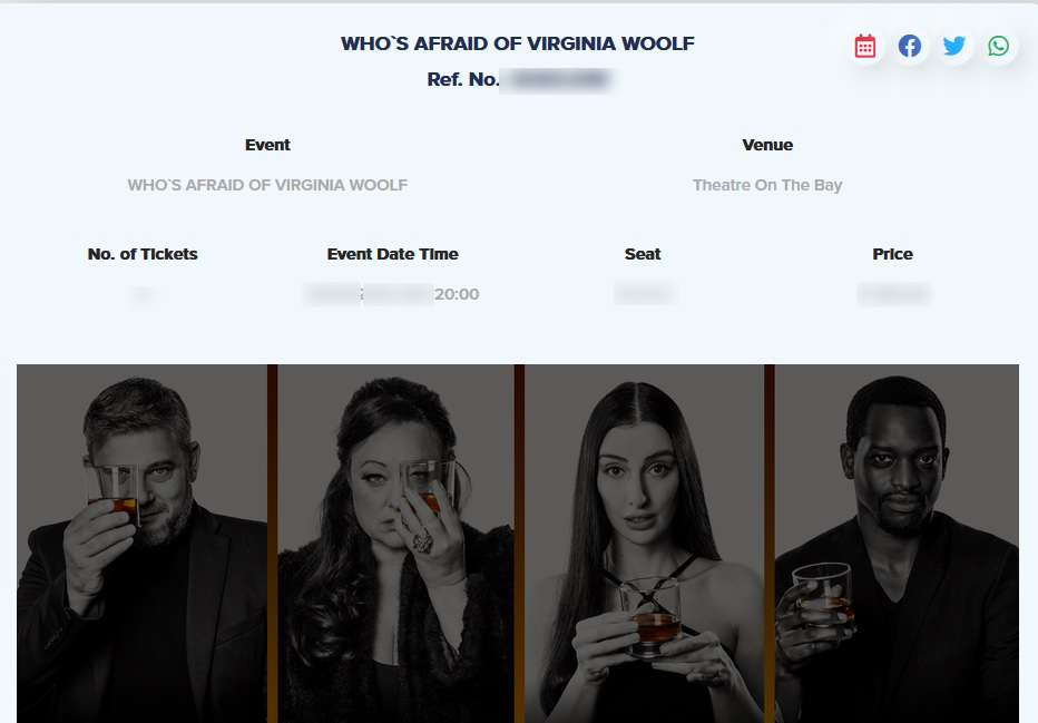 See you soon <a href="/alancommittie/">Alan Committie</a> and cast. Looking forward to our first encounter with Ms Woolf... <a href="/TheatreOnTheBay/">Theatre On The Bay</a>