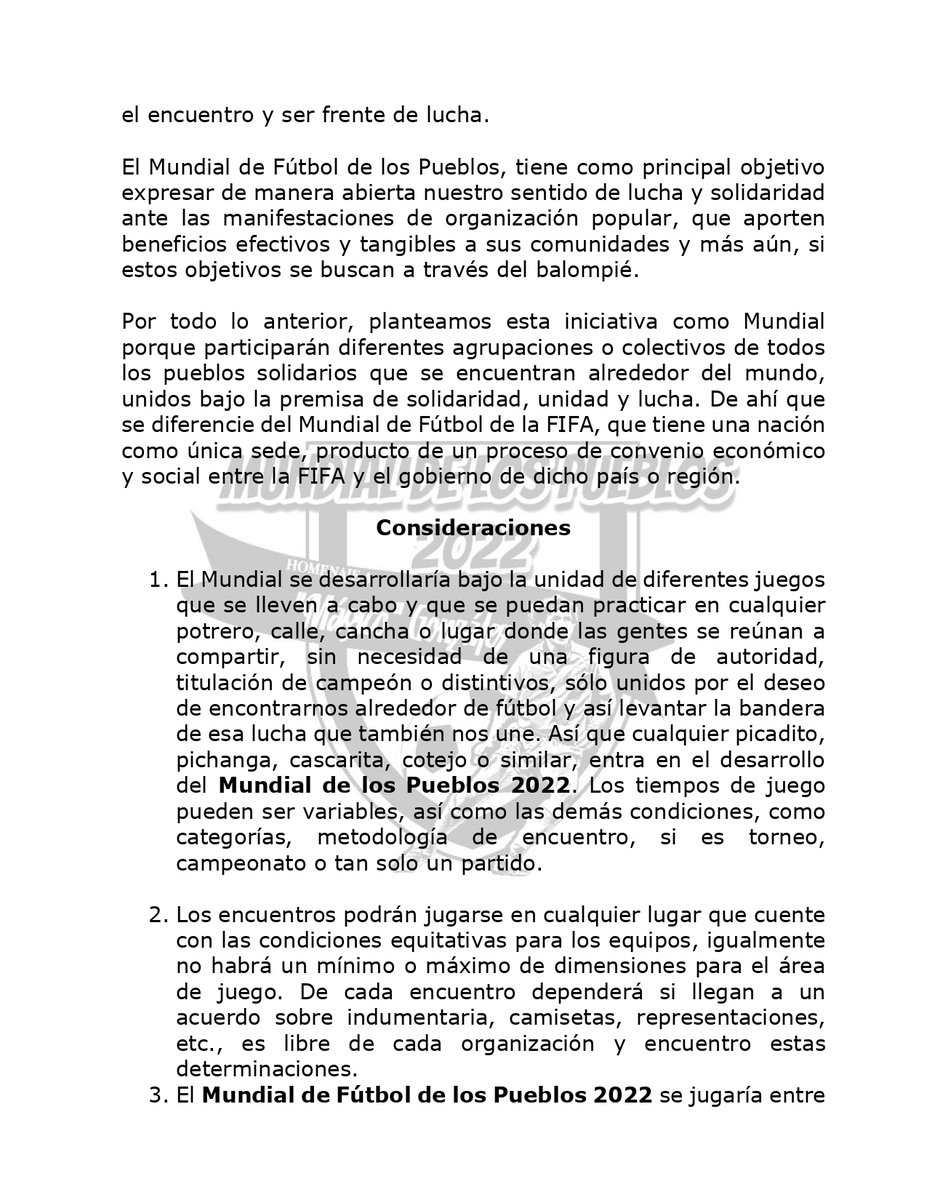 GradaRoja945's tweet photo. #MundialDeFútbolDeLosPueblos2022   

CONVOCATORIA 

Lee, difunde, comparte y participa.
Descargar: https://t.co/Ur2v8KcrBv https://t.co/PFnMGkhUFC