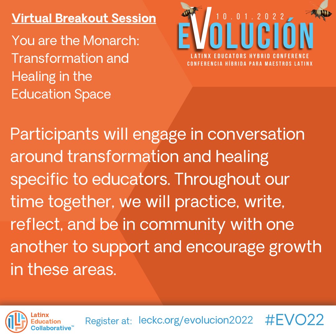LatinxEdCo's tweet photo. #evo22 #virtual #presenter @JacFab21 , is a former English and Social Studies teacher and school leader. She leads professional development on antiracist practices and culturally responsive teaching and is a member of the Teach to Change Now Collaborative. https://t.co/3uWoRfZ2Ig