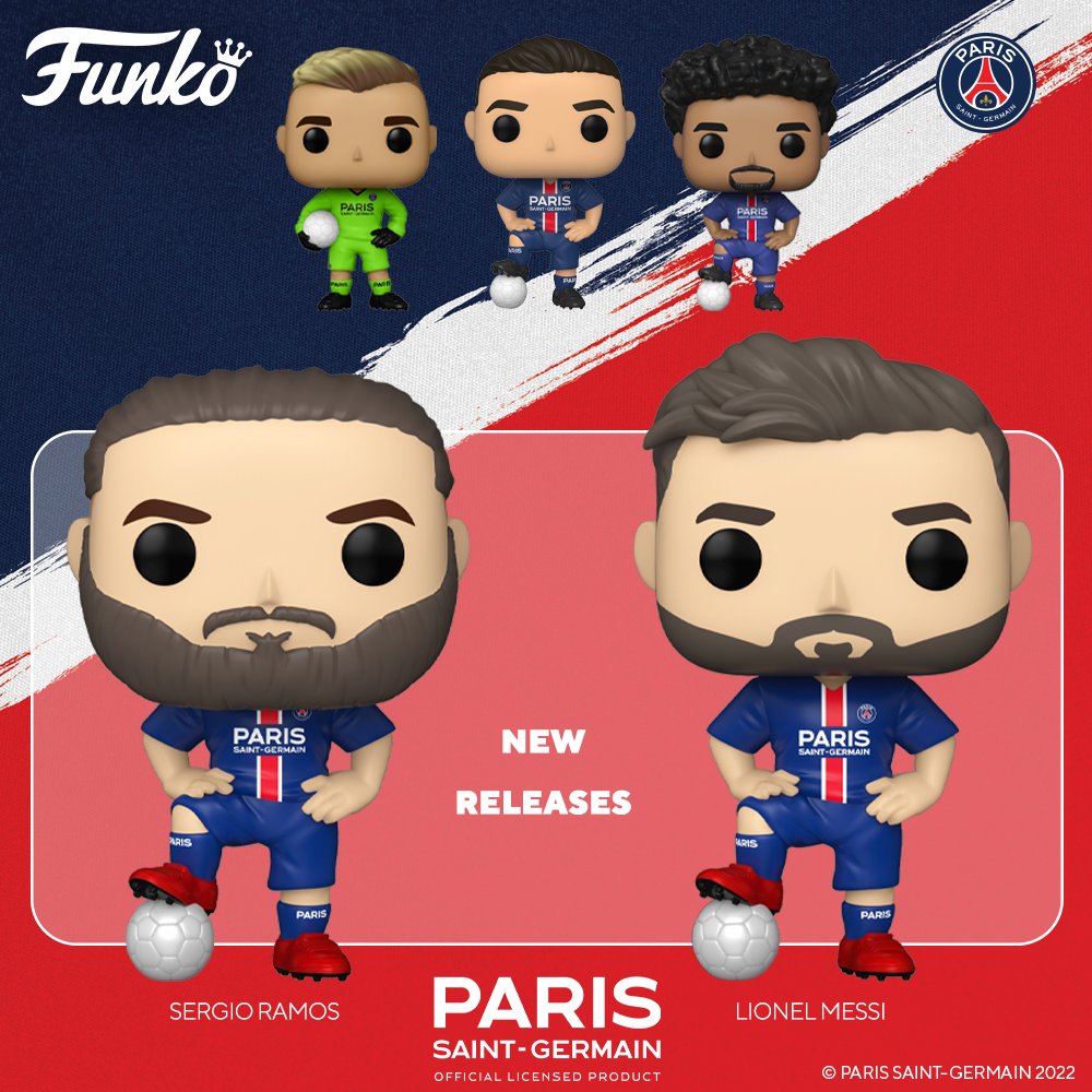 Funko on X: POP! Lionel Messi and POP! Sergio Ramos are ready to shoot for  success by growing the official Paris Saint-Germain POP! collection.  Pre-order today!  #Funko #FunkoPOP   / X