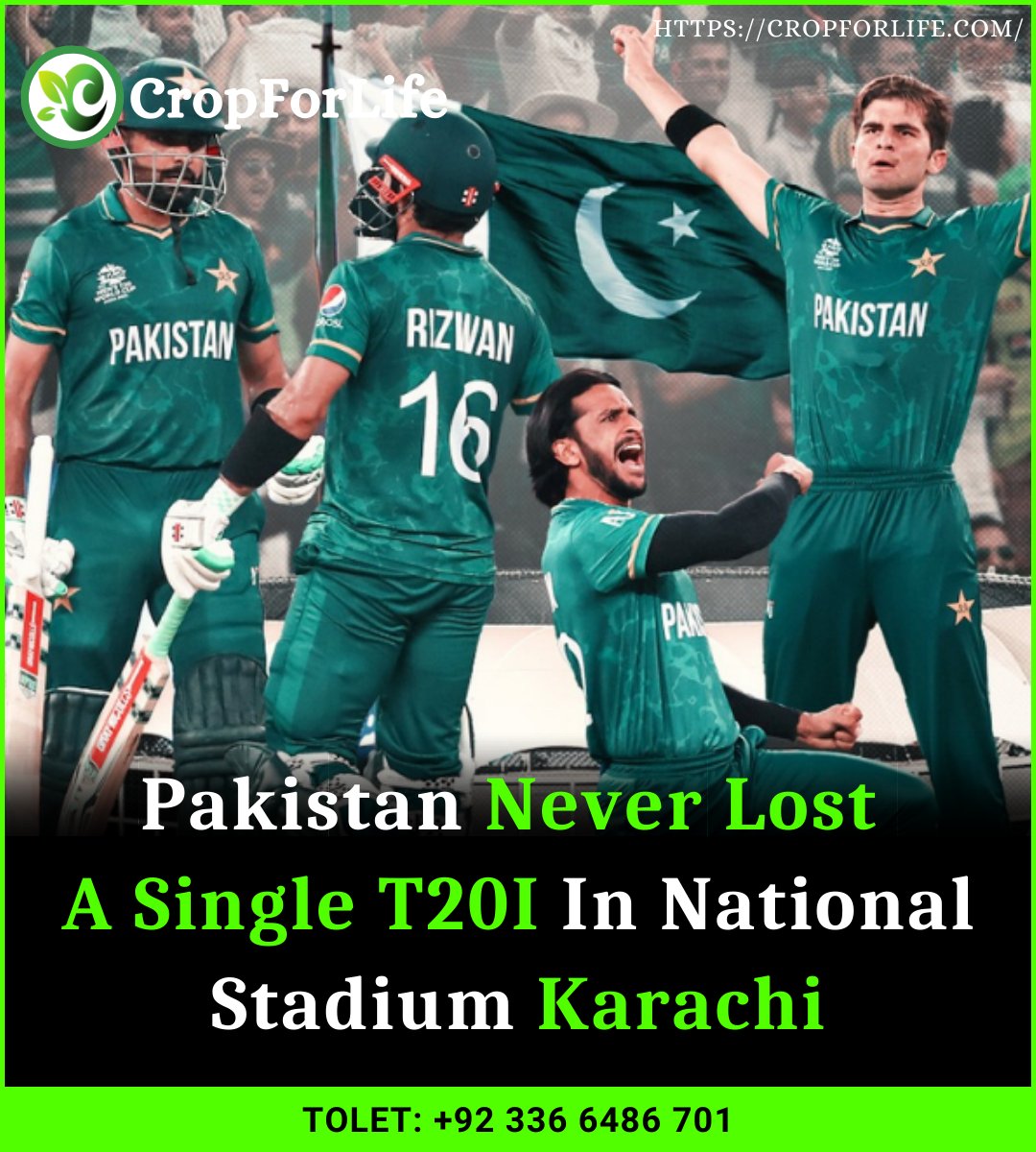 cultivation_ag's tweet photo. Pakistan Never Lost a Single T20I in National Stadium Karachi
: Pakistan Cricket Team
#cropforlife #Pakistan #T20I aima baig Asif Ali
#تم_ہوتے_کون_ہو_ڈرانے_والے https://t.co/YgmzXuyImV