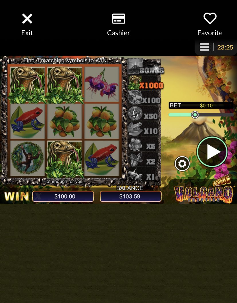 gilpacheco15's tweet photo. I was losing i drop my bet from 2 bucks to .10 cents 😂 lost 8 bucks and went up $100 shit 2Gs would have been great but fuck 100 of $8 not bad lol https://t.co/BBBmxhpLVL