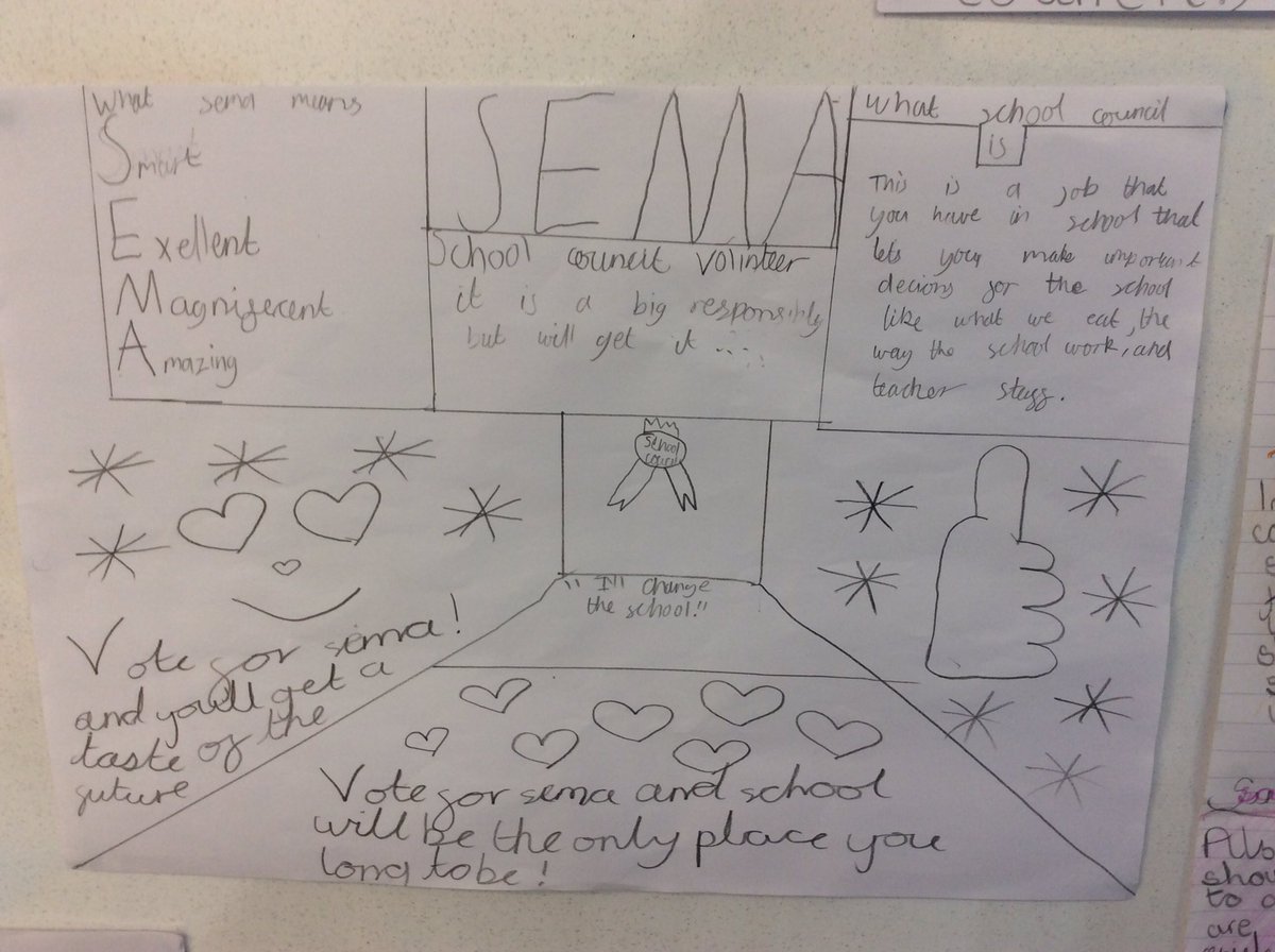 KingsleyLpool's tweet photo. #Class6P are so excited to vote for their school council tomorrow! Here are some persuasive poster they made at home this long weekend! https://t.co/bTQsfUkEHF