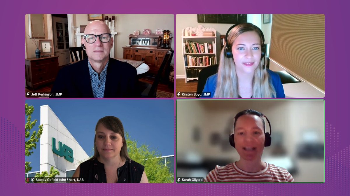 Sarah Gilyard, statistician for <a href="/TXInstruments/">Texas Instruments</a>, said a highlight of #JMPdiscoverysummit is getting the scoop on <a href="/JMP_software/">JMP Software</a> DOE platform. The photo is blurry because I'm slow with the capture and she's fast with her statistical insights. #statistics #DOE #designofexperiments