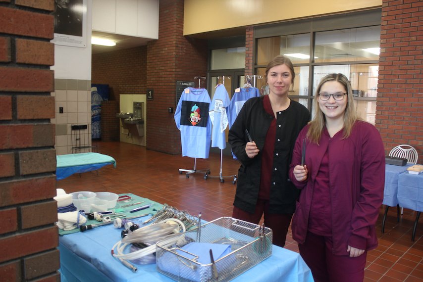 STCCSpringfield's tweet image. STCC students are celebrating #surgicaltechnologyweek with instrument demonstrations, a sterile gown contest and a bake sale. The event in Bldg 20 continues on Thurs, Friday, 9am-noon. To learn more about the program, visit stcc.edu/explore/progra…