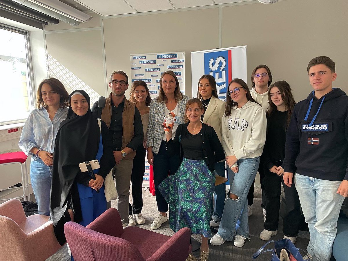 Aujourd’hui nous avons visité les locaux du <a href="/leprogreslyon/">Le Progrès Lyon</a> et rencontré différents membres de l’équipe ! 
Des échanges enrichissants nous ayant permis d’en savoir plus sur les métiers et rôles de chacun ! 
#touremedia2022 #teamiscpa #lyon #groupe7
