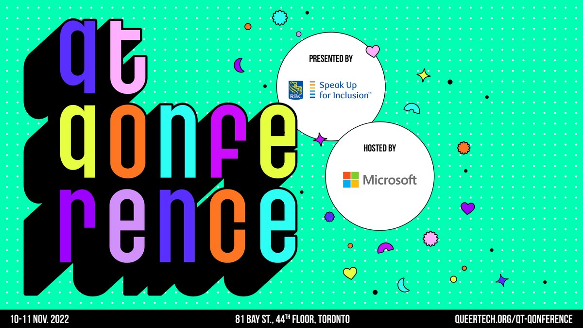 Registrations for the #QTQonference are officially open. It's time to RSVP at queertech.org/qt_qonference_…

Les inscriptions à la #QTQonference sont officiellement ouvertes. Il est temps de s'inscrire à  queertech.org/qt_qonference_…