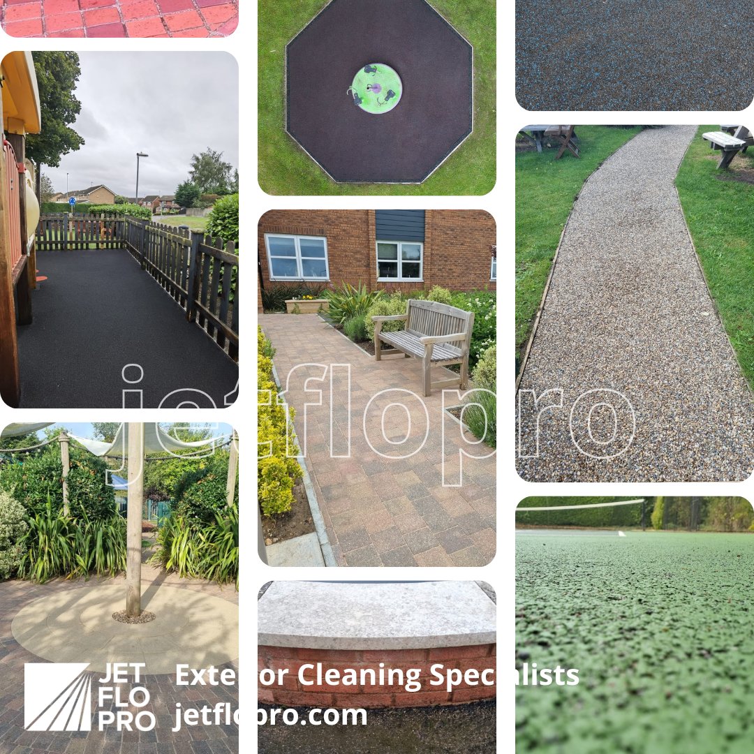 JetFloPro's tweet photo. OUR COMMERCIAL EXTERNAL CLEANING METHODS AND TECHNIQUES ARE TAILORED TO THE SURFACE BEING CLEANED 💦 @JetFloPro LET'S WORK TOGETHER! #resinboundcleaning #forecourtcleaning #tenniscourtcleaning #naturalstonecleaning #brickworkcleaning #exteriorcleaning #softwashing #steamcleaning https://t.co/7DGT00Hw8T