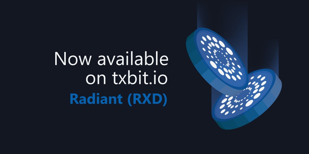 txbit_io's tweet photo. 📣 $RXD Listing Announcement 📣

@RadiantLayerOne is now available to trade on #txbit!

👉 https://t.co/H8CJyvdQgB

Happy Trading! 🚀 

We only support $USDT on #BEP20 on #BSC!

#altcoins #crypto #cryptotrading #radiant #RXD #CryptoNews #cryptocurrencies #Decentralized #Web5 https://t.co/gHHqwm0FKA