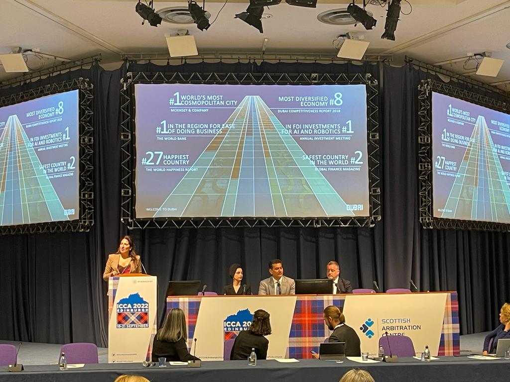 DIAC bid presentation during the international Council for Commercial Arbitration 2022 in Edinburgh.

#DIAC #arbitration #ICCAEdinburgh2022