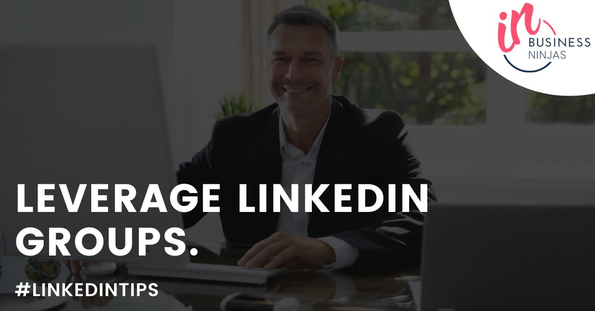 🌐 LinkedIn groups are an effective way to increase your reach and turn leads into customers.

You can join groups that are relevant to your target prospects so you can listen to what your audience is talking about and looking for. 😉

#InBusinessNinjas