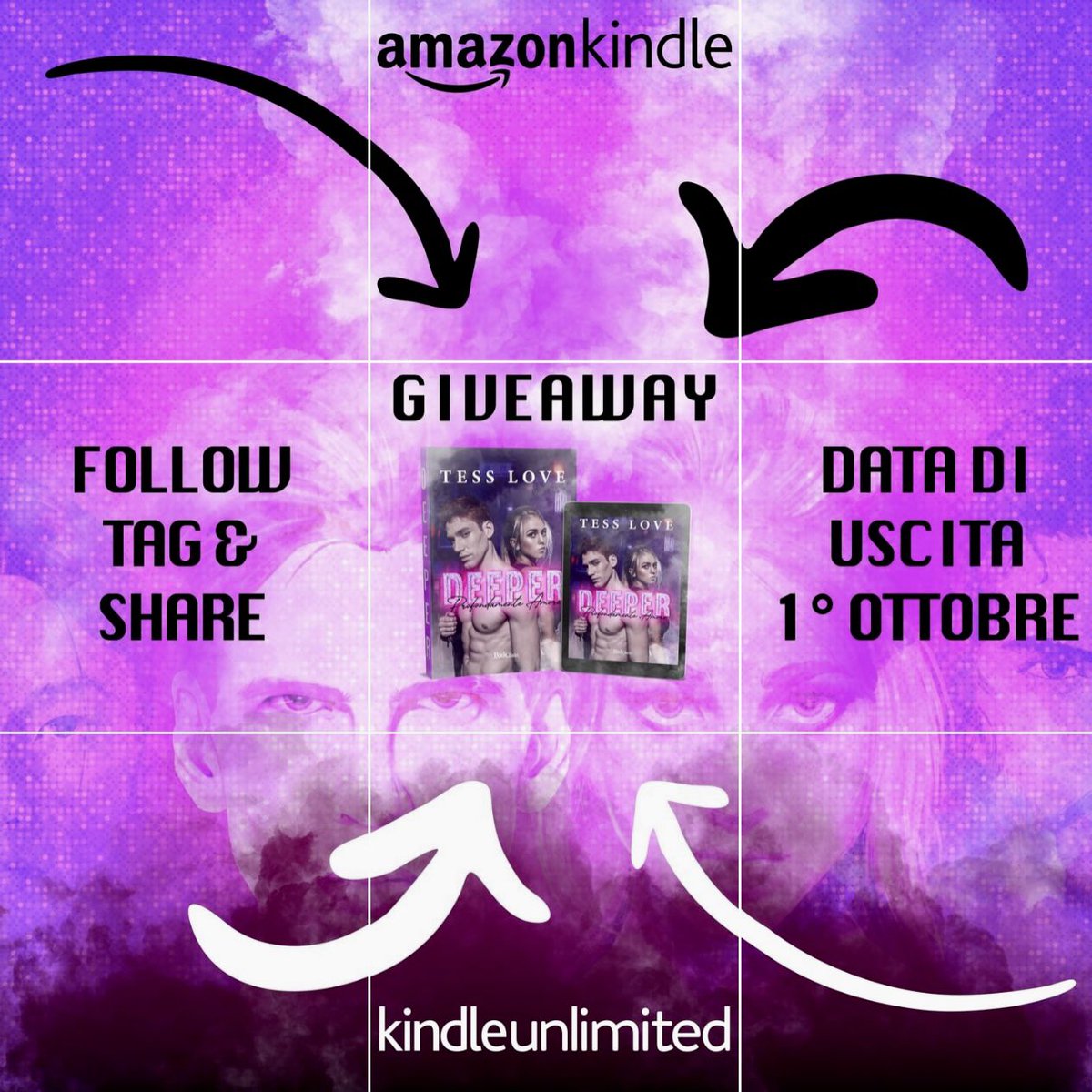 Bookchain8's tweet photo. 👉GIVEAWAY👈
𝑫𝑬𝑬𝑷𝑬𝑹
𝒫𝓇𝑜𝒻𝑜𝓃𝒹𝒶𝓂𝑒𝓃𝓉𝑒 𝒜𝓂𝑜𝓇𝑒
di 𝗧𝗘𝗦𝗦 𝗟𝗢𝗩𝗘
 🫶 Data di uscita libro 1° Ottobre.

PER PARTECIPARE ALL'ESTRAZIONE:

✅ Seguici qui su Twitter
✅ Tagga 3 amici lettori
✅ Retweet

In palio 1 copia Kindle!

https://t.co/sISz6wh91Y https://t.co/MBTEAhhtXo
