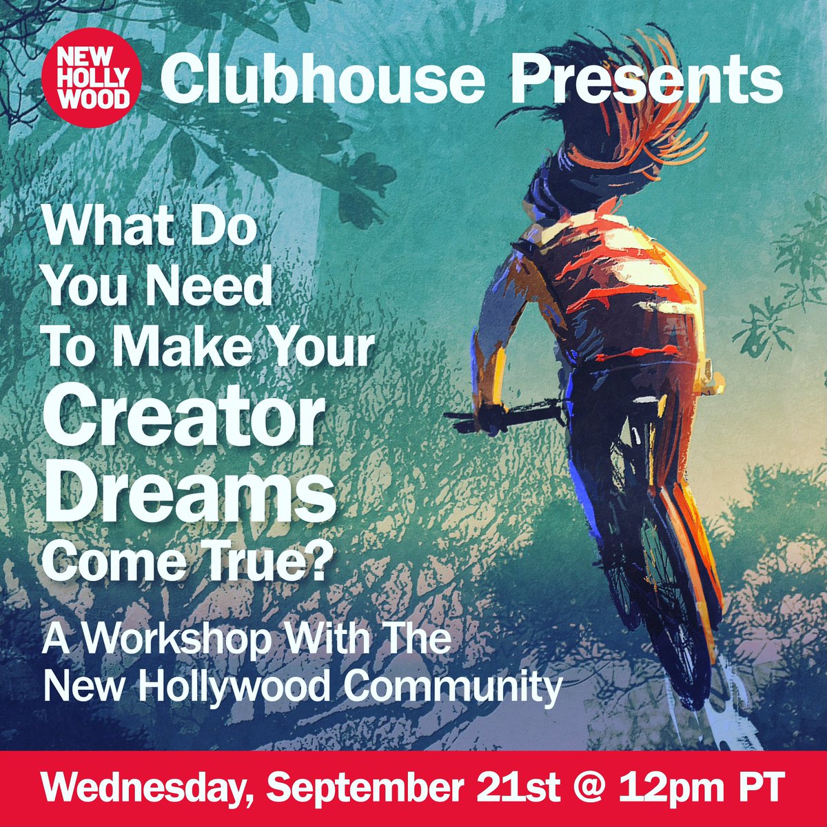 What Do You Need To Make Your Creator Dreams Come True? A workshop w/ <a href="/NewHollywoodNow/">New Hollywood</a> Community! Wed, Sept 21st @ 12pm PT <a href="/Clubhouse/">Clubhouse</a> ➡️clubhouse.com/event/M8w18rqL

#storytelling #creator #dreams #community #newhollywood <a href="/theevettevargas/">Evette Vargas</a> @newhollywoodmo4 <a href="/supacrucial/">The Angel</a> <a href="/tisdalejr/">Robert Tisdale</a>