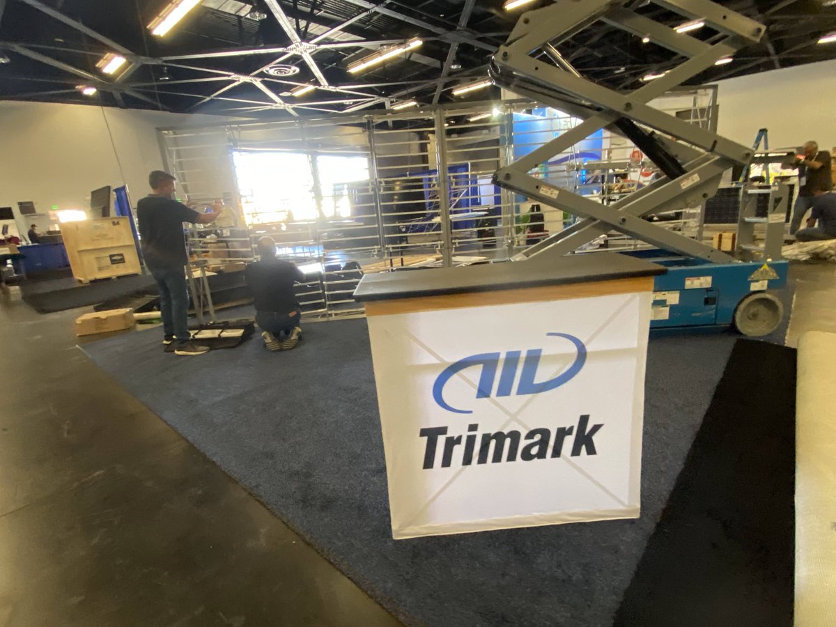 Trimark_Assoc's tweet photo. Teamwork makes the dream work✨

We’re all set up at #REplus22 and ready to meet with you to discuss the latest trends, solutions, and our products that can help your company. 

Stop by Booth # 3480 to meet the Trimark Team. https://t.co/RLXyn1wdbH