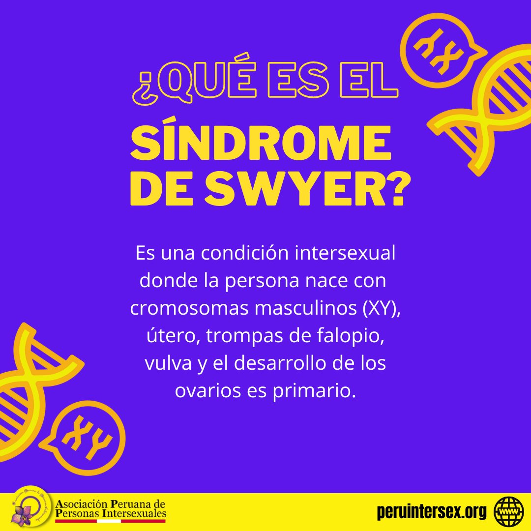 Peru_Intersex's tweet image. 🟡Hoy aprenderemos sobre el #Sindromedeswyer, a través de la vivencia de Ali Von Klan (persona #intersexual). 
🟣 Agradecemos a Laura Inter, coordinadora de @brujulaintersex por la traducción del artículo “This Is What It’s Like To Discover You’re Intersex As A Teen”.
