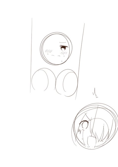 今日の出来事はオトシンちゃんとビーちゃんの絵にしたい 