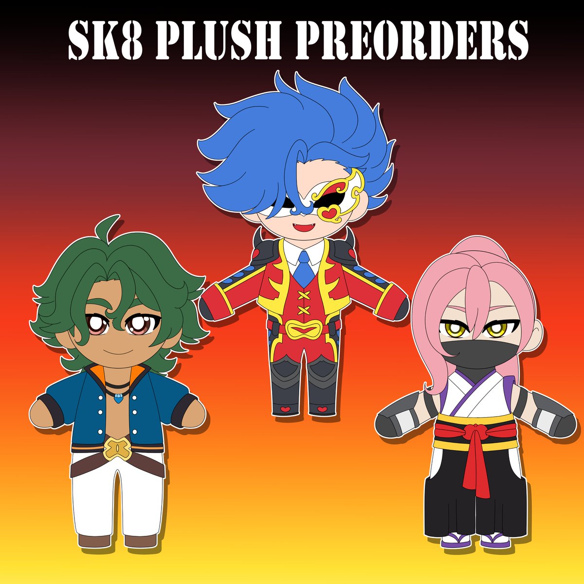 LunaNoctuArts's tweet photo. I caved and I have preorders up for some #Sk8 #SK8THEINFINITY  plushes
More info is in the link I'll put in the replies

Preorders will take a while as I'm working on other bulk orders but you will get a free pin with your order between now and Halloween
RTs appreciated https://t.co/OHerCijOWy