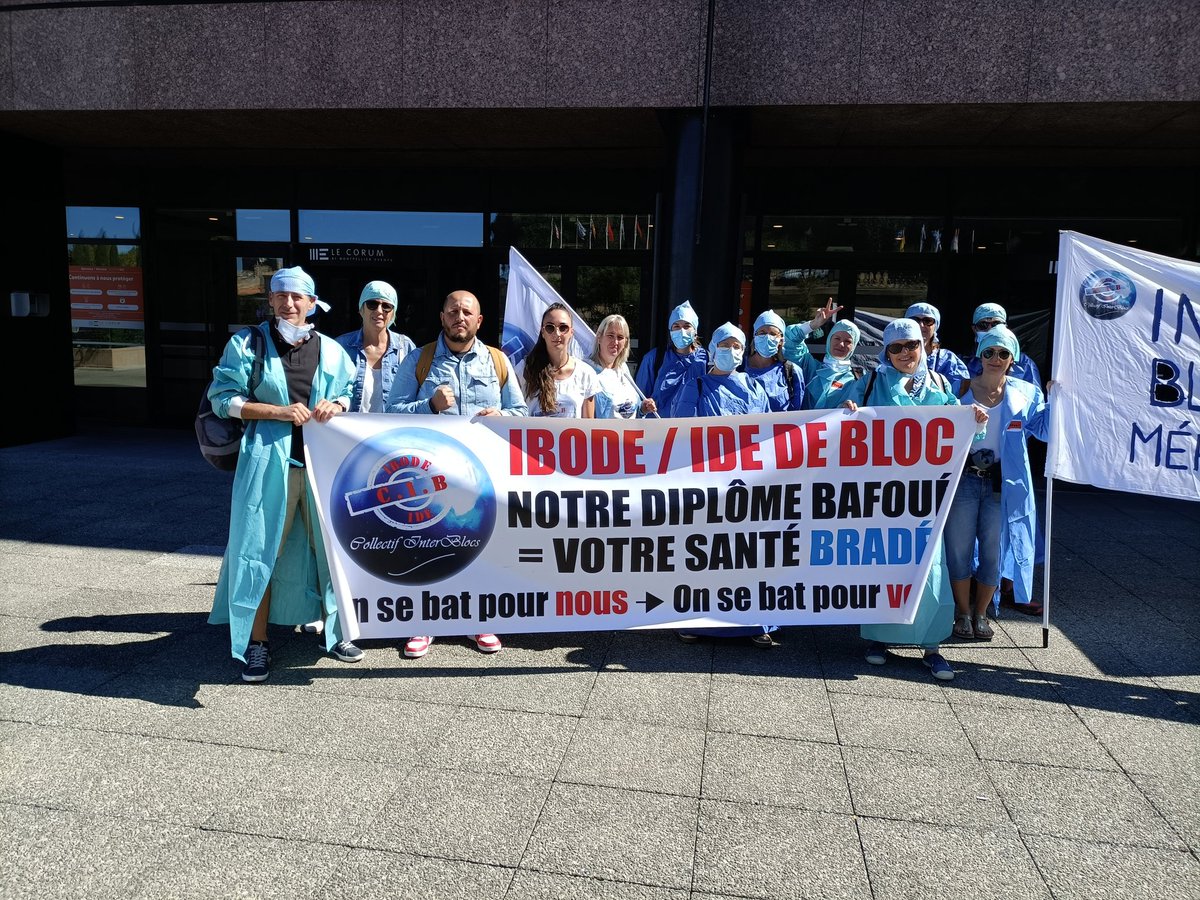 CBlocs's tweet photo. 👏👏Bravo à tous les collègues sur Montpellier et en local pour cette mobilisation malgré le fait que beaucoup d'organisations et directions nous ont mis des bâtons dans les roues pour réaliser cette action ✊ https://t.co/QisOhZmgJN