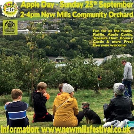 NMFestival's tweet photo. This Sunday...Apple Day 🍎

This annual day is always a family favourite with activities, including apple coring, a treasure hunt, raffle, bouncy castle &amp; more!

This FREE event is at New Mills Community Orchard 2-4pm this Sunday (25th Sept)

Info on our website #NewMillsFestival https://t.co/0zQTjo0yy1