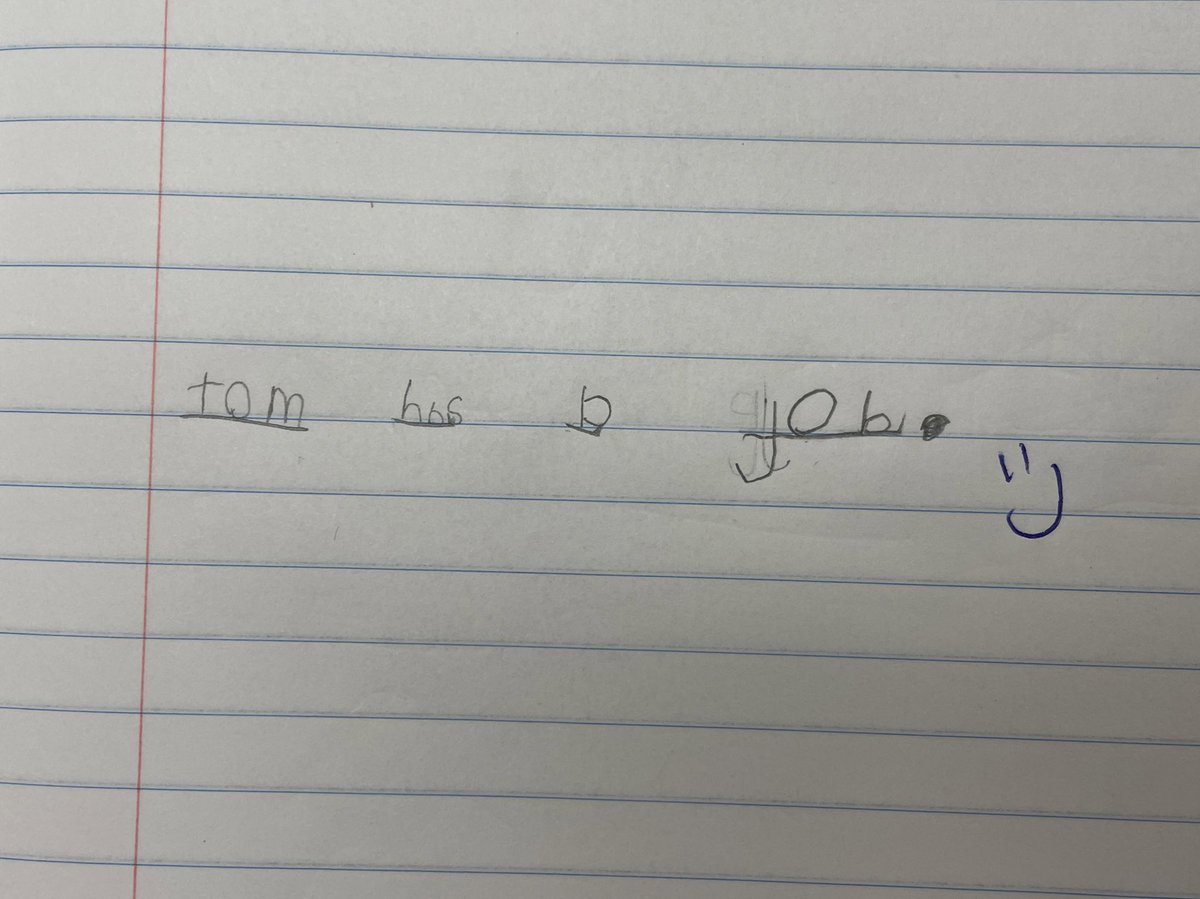 MrsGravesTeach's tweet image. Phoneme grapheme correspondence at work in our dictated sentences! #Scienceofreading #WolvesatWork @TallwoodElem