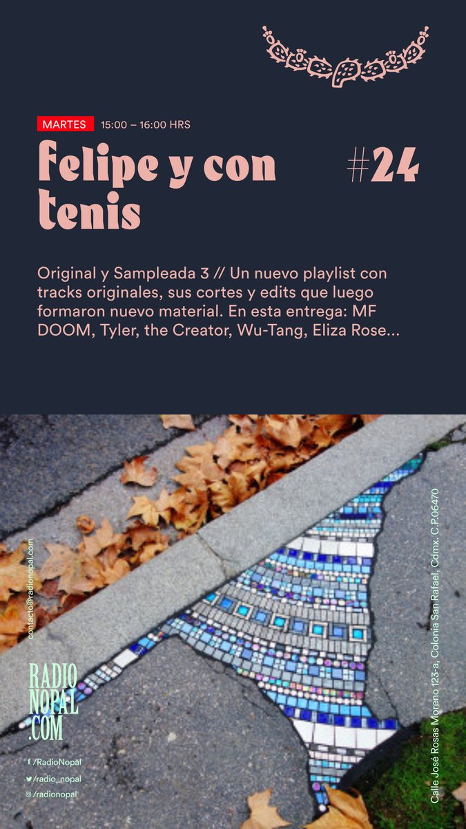 radio_nopal's tweet photo. A las 3 dale al play para escuchar Felipe y Con Tenis ❤️‍🔥
@Enervantes #RadioNopal #FelipeYConTenis https://t.co/i5EVH7x9gN