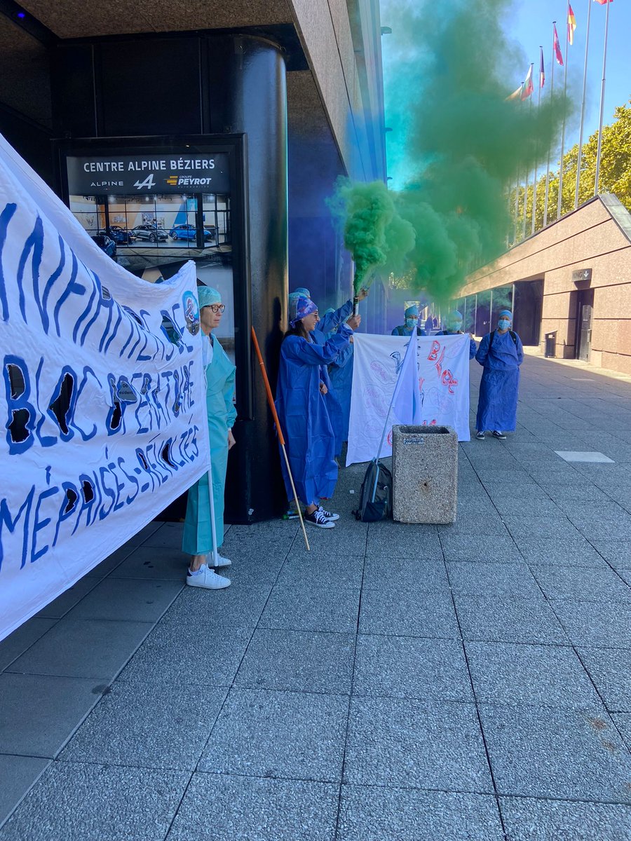 CBlocs's tweet photo. 👏👏Bravo à tous les collègues sur Montpellier et en local pour cette mobilisation malgré le fait que beaucoup d'organisations et directions nous ont mis des bâtons dans les roues pour réaliser cette action ✊ https://t.co/QisOhZmgJN