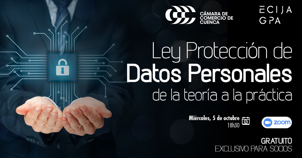 🗓️El próximo 05/Oct., nuestro equipo de TMT, Privacidad y Protección de Datos Personales, Christian Espinosa y Ma. Clara Iturralde, impartirá una Charla: Ley de Protección de Datos Personales de la teoría a la práctica, organizado por <a href="/cccuenca/">Cámara de Comercio de Cuenca</a> 

Registro n9.cl/dq2yx