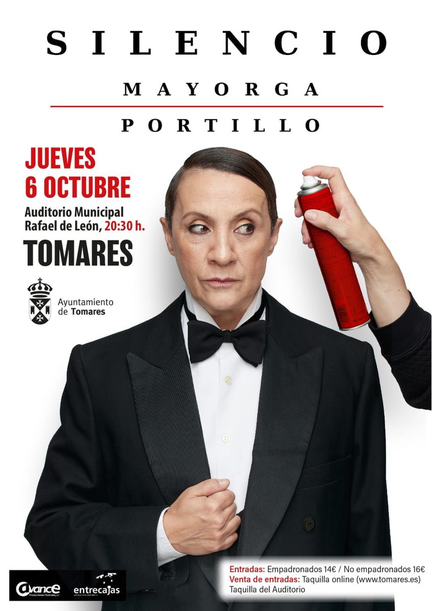 Tomares_es's tweet photo. ⁉️¿Estás preparado para vivir un gran “Otoño cultural” en #Tomares?

👉🏻Más de 3️⃣0️⃣ actividades 
🎭Teatro, con @bpmdv, Manuel Galiana o @maguimira 
🎶Música
👯‍♀️ Danza
🖼Exposiciones
📚Literatura
🎞 Cine clásico
🗒Y mucho más
🗓Desde el 22 de septiembre

➡️🔗https://t.co/dPfTzj229T https://t.co/BhxvYwOpFZ