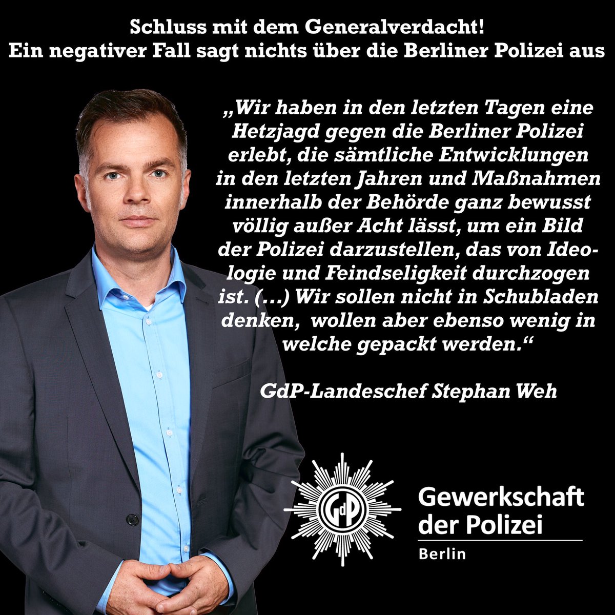 vonDobrowolski's tweet photo. Ihr habt

»Wir nehmen die quantitative und qualitative Zunahme von Fällen polizeilichen Fehlverhaltens sehr ernst.
Wir wollen jeden Tag besser und kritikfähiger werden, um auch insbesondere das Vertrauen marginalisierter Menschen zurückzugewinnen«

falsch geschrieben. https://t.co/9V3jETMA4y