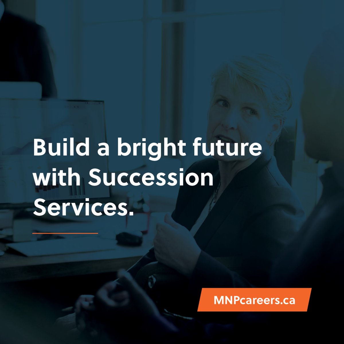MNP_LLP's tweet photo. MNP's Succession Services blends multiple MNP service lines and niches to assist business owners to transition their businesses and ensure the continuity of ownership and leadership.
Find your #LifeAtMNP at https://t.co/oNj6Wkx3QC https://t.co/Qclq9hOkyX